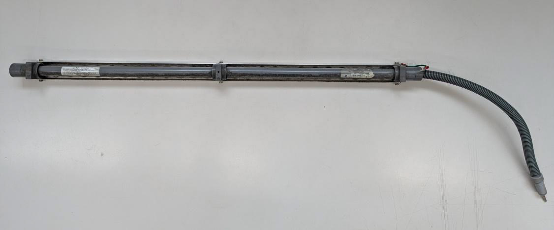 Anti-static bar with corrugated cable