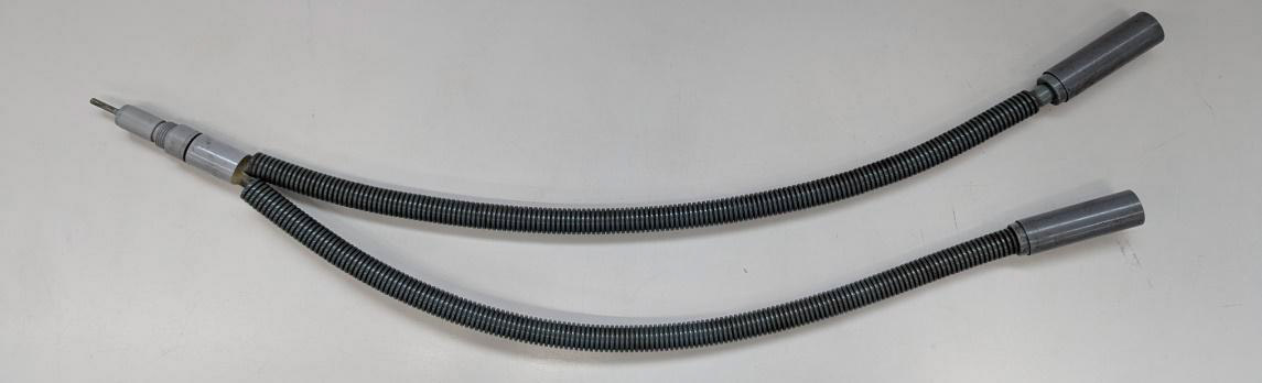 High-voltage split cable, corrugated